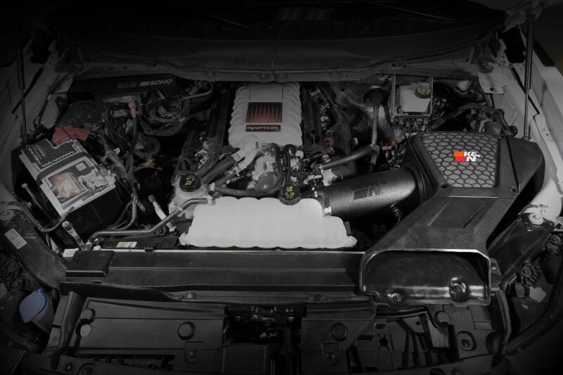 K&N Engineering 63-2624 Performance Cold Air Intake System for Ford F-150 Raptor R 5.2L V8