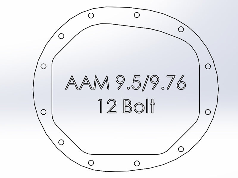 aFe Power Pro Series AAM 9.5/9.76 Rear Differential Cover for GM Silverado/Sierra 1500 (2014-2019)
