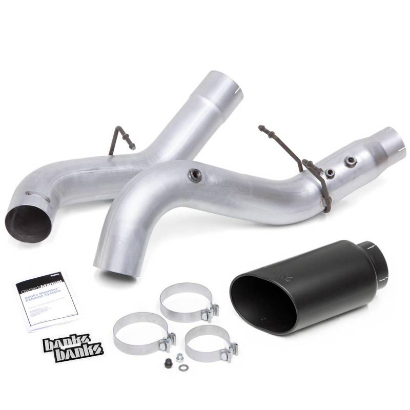 Banks Power 20-21 Chevy/GMC 2500/3500 6.6L Monster Exhaust System with Cerakote Black Tip