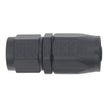 DeatschWerks 6AN Female Swivel Straight Hose End CPE - Anodized Matte Black