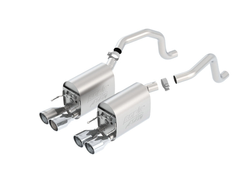 Borla ATAK Exhaust System for 2009-2013 Chevrolet Corvette C6 6.2L V8 – Aggressive Sound and Premium Performance