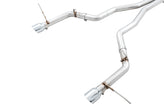 AWE Tuning 2020 Jeep Grand Cherokee SRT Track Edition Exhaust with Chrome Silver Tips