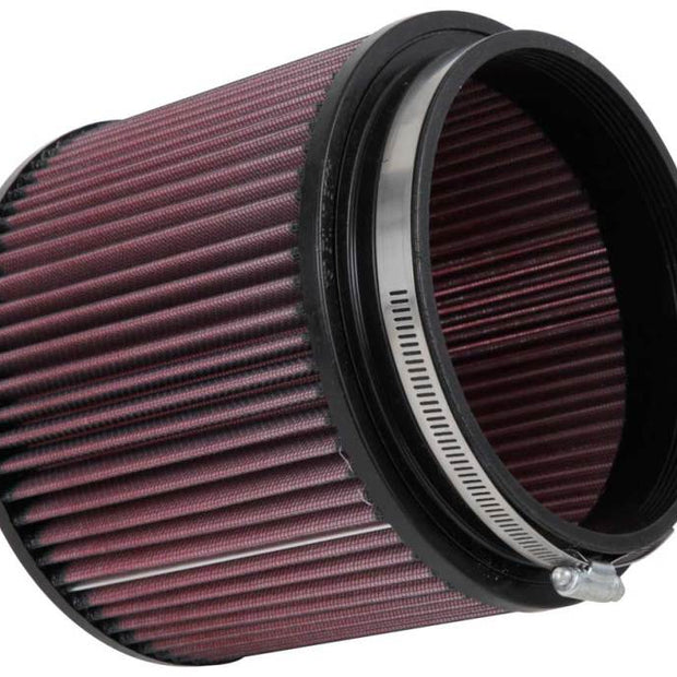 K&N Engineering Universal Rubber Air Filter – Round Straight 3.5 inch Base OD x 3.5 inch Top OD x 5 inch Height