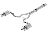 Borla ATAK Cat-Back Exhaust System for 2018-2023 Ford Mustang GT with Active Valve - 3 Inch Diameter