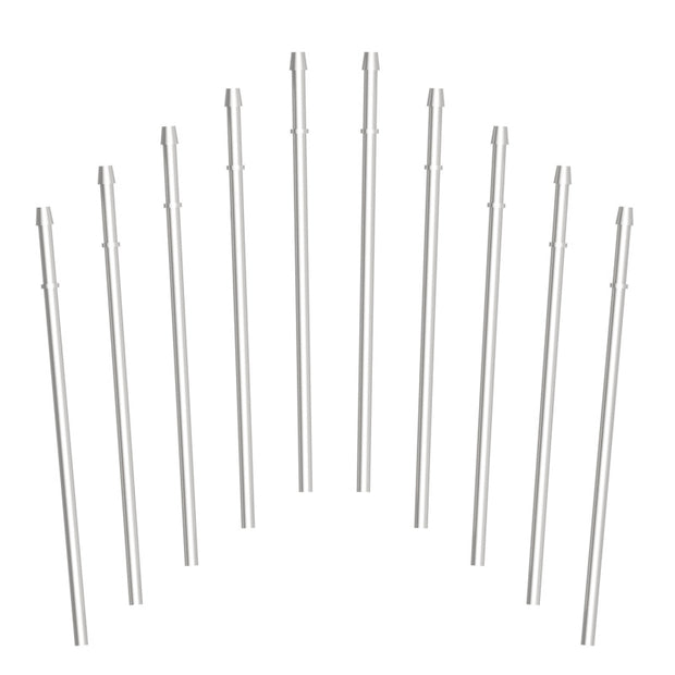 MagnaFlow Part Number 10151 Stainless Steel Exhaust Hangers - Pack of 10, 0.50 Inch Diameter, Straight Design