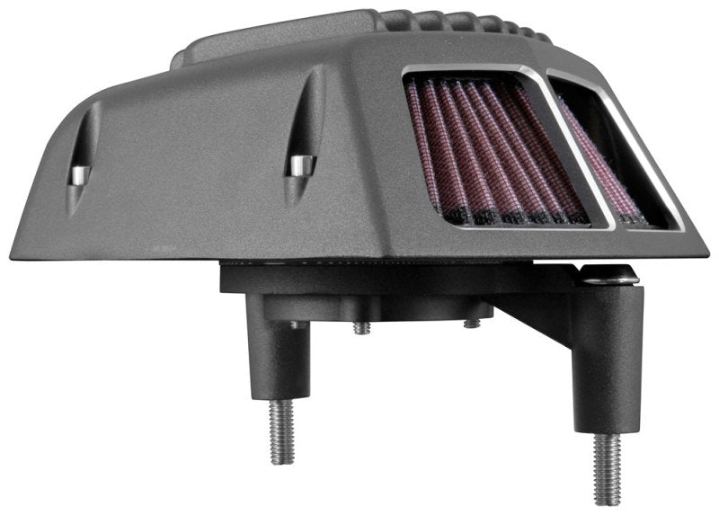 K&N Street Metal Intake System for 2001-2016 Harley-Davidson Softail and Dyna Models - Shaker Black