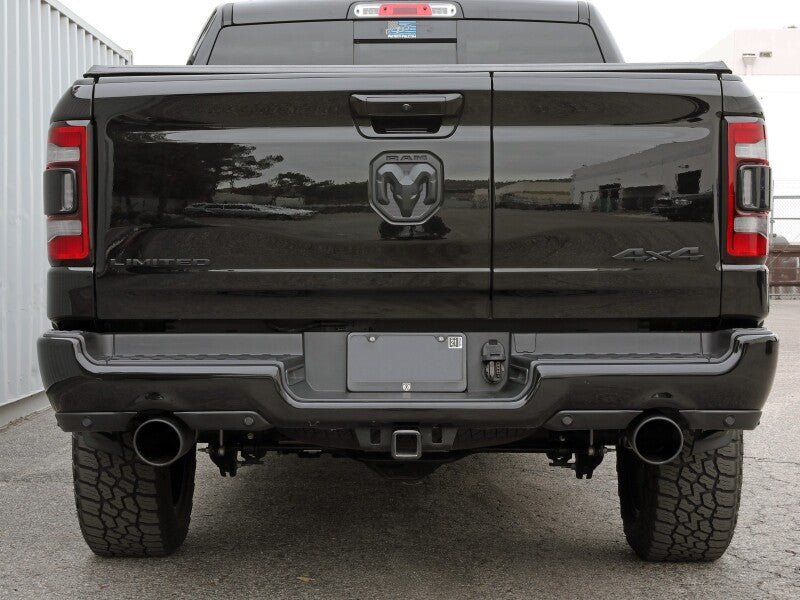 aFe Large Bore-HD 3 in Stainless Steel DPF-Back Exhaust System with Black Tips for Ram 1500 (2020-2021)