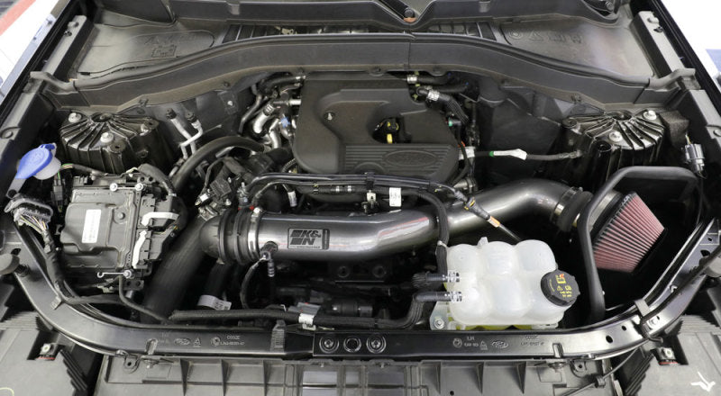 K&N Engineering 77-2594KC High Flow Performance Intake Kit for 2020-2022 Ford Explorer 2.3L L4 F/I
