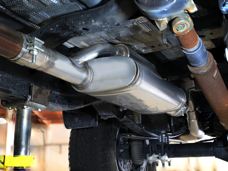 aFe 2024+ Ford Ranger Vulcan Series 2.5 inch to 3 inch Cat-Back Exhaust with Black Tips