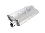 Borla Pro-XS Universal Oval Muffler with 2.25 Inch Offset Inlet and Outlet, Part #400489