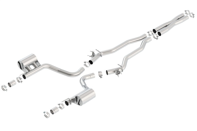 Borla ATAK Cat-Back Exhaust System for 2015-2023 Dodge Challenger SRT Hellcat 6.2L V8 with Valve Simulators
