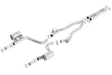 Borla ATAK Cat-Back Exhaust System for 2015-2023 Dodge Challenger SRT Hellcat 6.2L V8 with Valve Simulators