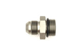 DeatschWerks 10AN ORB Male to 8AN Male Flare Adapter with O-Ring - Anodized Titanium Fuel Fitting