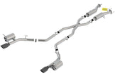 Borla ATAK Catback Exhaust System for 2018-2024 Dodge Durango SRT 6.4L V8 with Black Chrome Tips