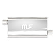 MagnaFlow 12578 Oval Straight-Through Performance Exhaust Muffler for Enhanced Sound and Durability