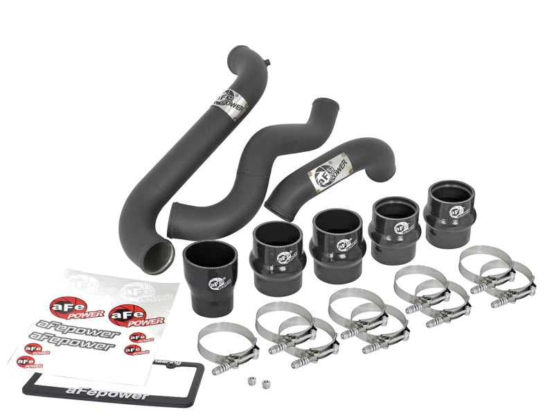 aFe BladeRunner 3-inch Aluminum Hot and Cold Charge Pipe Kit for GM Diesel Trucks V8 6.6L (LML) 2011-2014