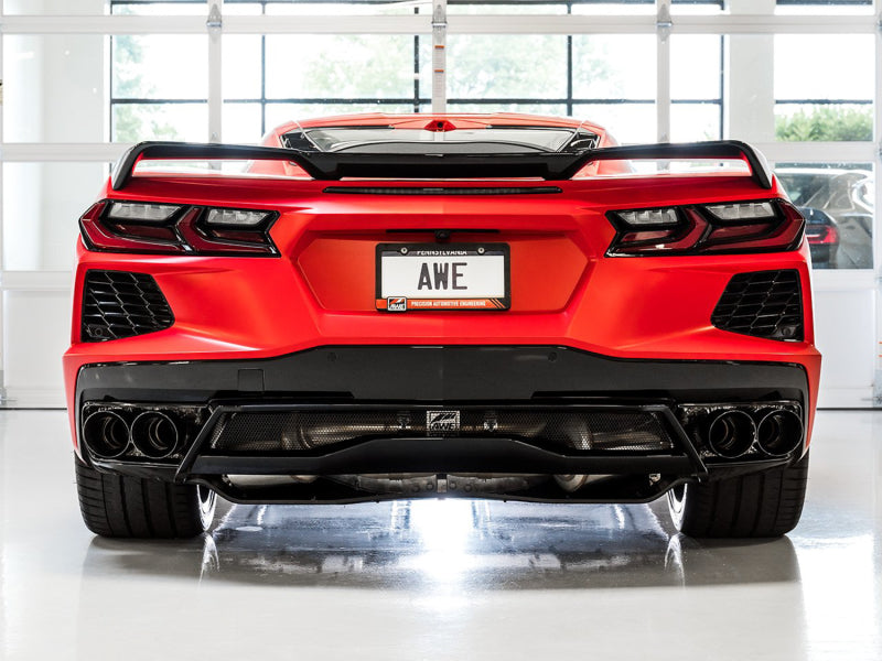 AWE Tuning 2020-2026 Chevrolet Corvette C8 Track Edition Exhaust with Diamond Black Tips