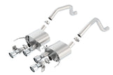 Borla ATAK Axle-Back Exhaust System for Chevrolet Corvette C7 Z06 and Grand Sport 6.2L V8 with NPP Valves
