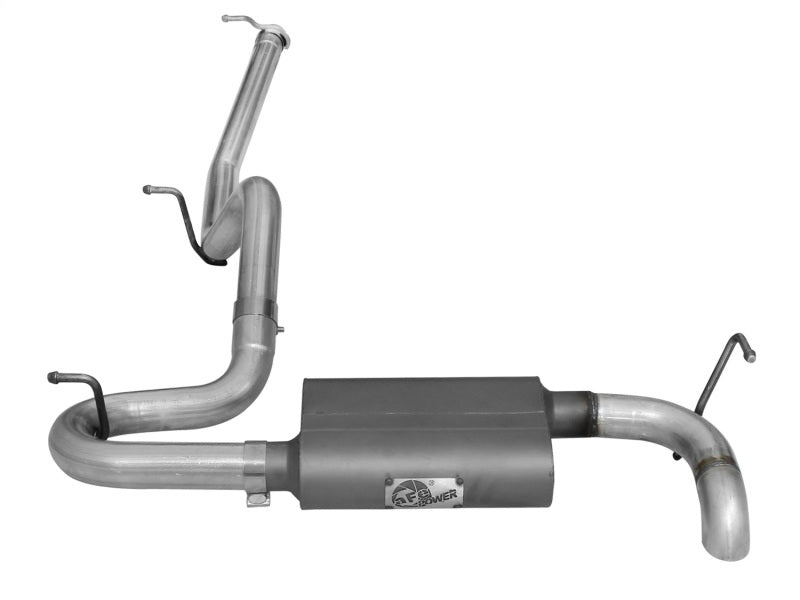 aFe Scorpion Aluminized Hi-Tuck Cat-Back Exhaust System for Jeep Wrangler (07-18 V6 3.6L/3.8L) Part #49-08043
