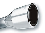 Borla 20247 Premium 2.5-Inch Inlet 4.5-Inch Round Rolled Edge Phantom Exhaust Tip