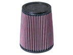K&N Engineering Universal Rubber Air Filter - 2.75 inch Flange Diameter, 7 inch Height, Model RU-3610