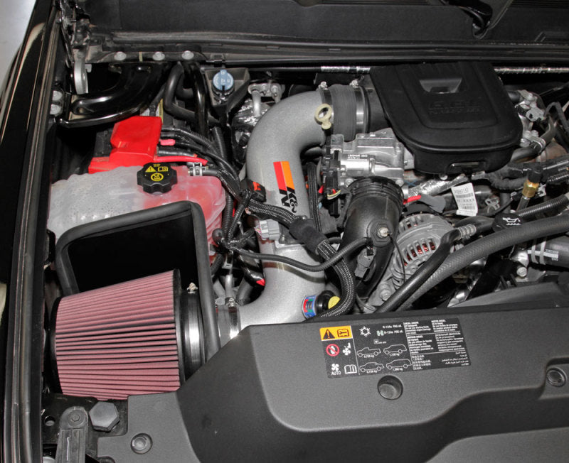 K&N 77 Series Performance Intake Kit for 2011-2014 Chevrolet Silverado and GMC Sierra 2500/3500 with V8 6.6L by K&N Engineering Part 77-3077KP