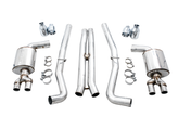 AWE Tuning 2015+ Dodge Challenger 6.4L/6.2L Touring Edition Exhaust with Quad Silver Tips