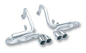 Borla Corvette Z06 Aggressive Cat-Back Exhaust System with Dual 4-Inch Stainless Steel Tips - Part #140038