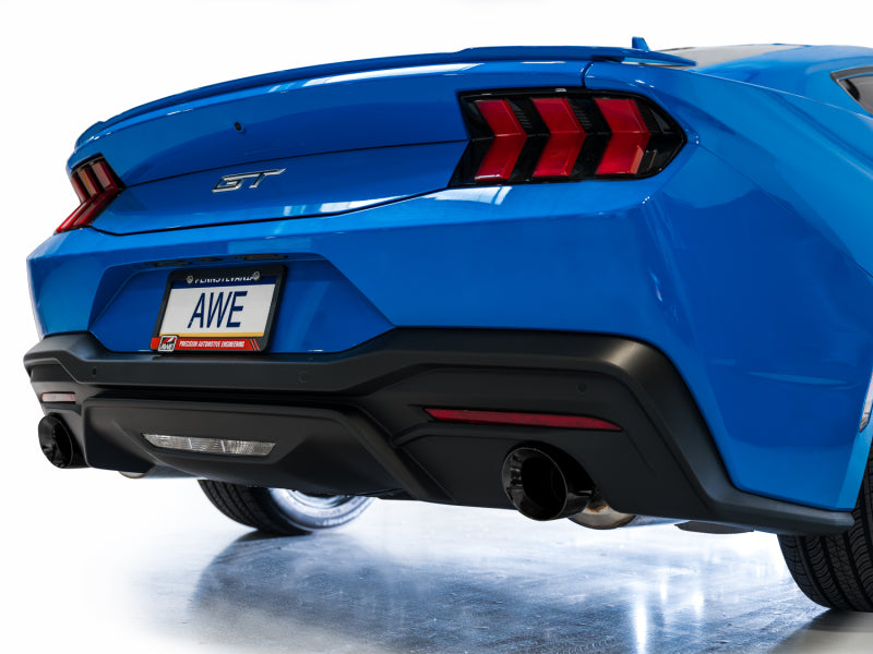 AWE Tuning 2024 Ford Mustang GT S650 Touring Catback Exhaust with Dual Diamond Black Tips