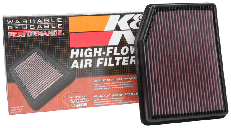 K&N Engineering 33-5083 High-Flow Reusable Air Filter for Chevrolet Silverado 1500 V8-5.3L (2019)