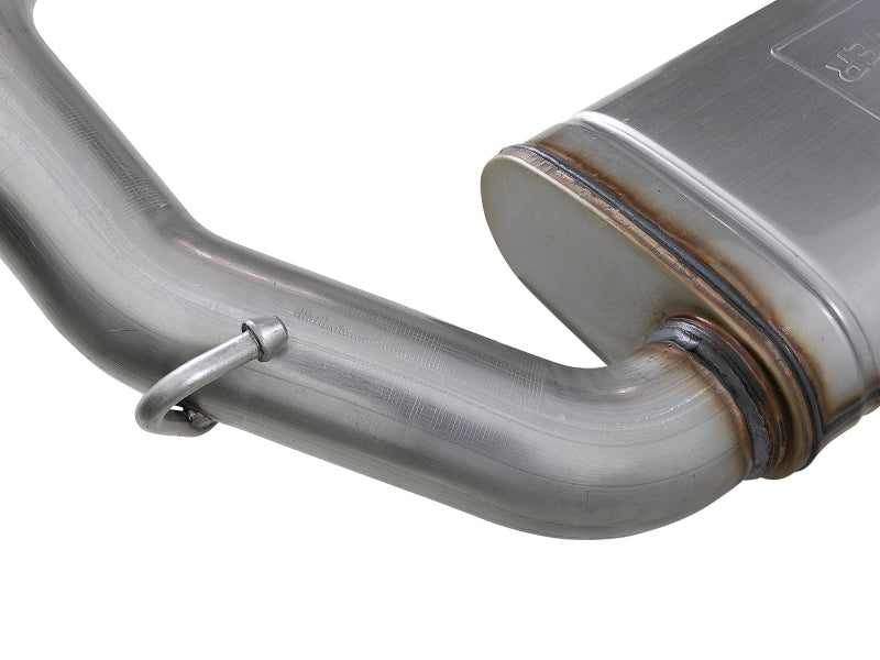 aFe MACH Force-Xp Hi-Tuck 3-inch Stainless Steel Axle-Back Exhaust System for Jeep Wrangler JL 2018-2020