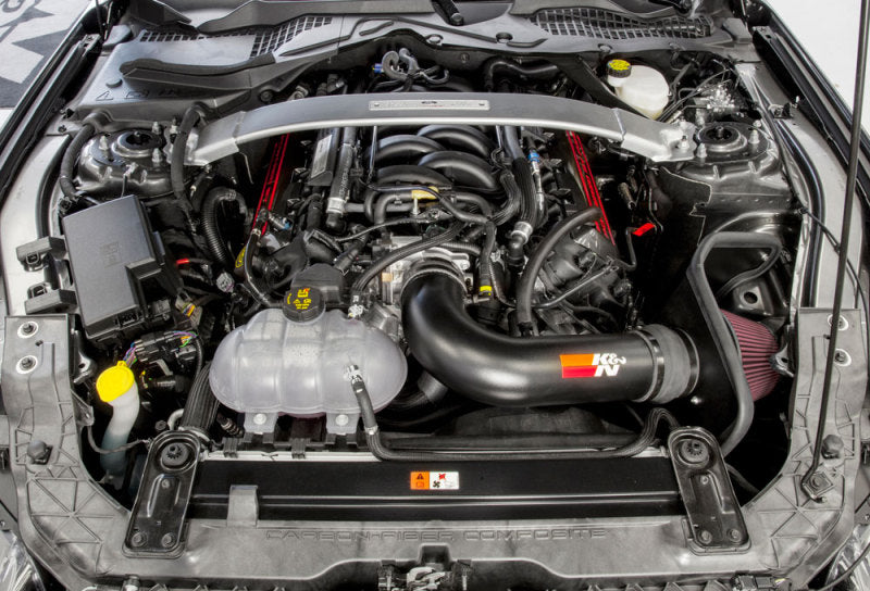 K&N Engineering 69-3538TTK Cold Air Intake System for 2016-2019 Ford Mustang Shelby 5.2L V8