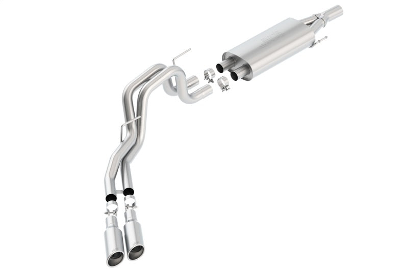 Borla 140383 Cat-Back Exhaust System for 2010-2014 Ford F-150 SVT Raptor and Harley Davidson Edition 6.2L V8