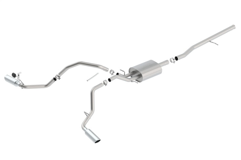 Borla S-Type Cat-Back Exhaust System for 2014-2018 Chevrolet Silverado 1500 & GMC Sierra 1500 with 5.3L V8