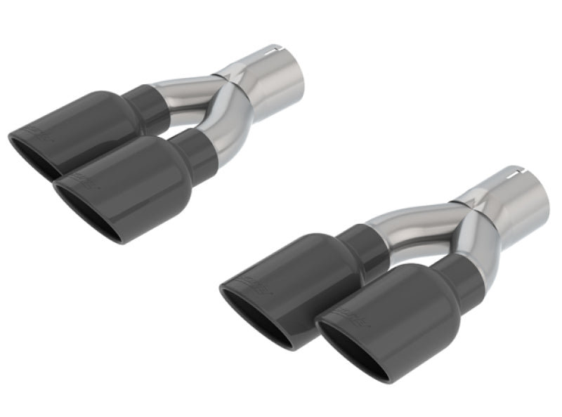 Borla 18+ Jeep Grand Cherokee TrackHawk 6.2L V8 Black Chrome 3-Inch Tip Kit (Fits Systems 140755 & 140756)