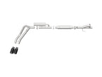 aFe Rebel Series 3-Inch 409 Stainless Steel Cat-Back Exhaust System with Black Tips for Ford F-250/F-350 2017-2020 V8 6.2L/7.3L