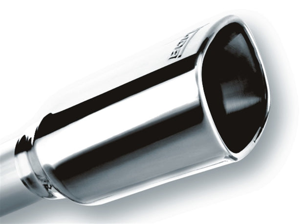 Borla 20241 Premium Stainless Steel Exhaust Tip with Mirror-Polished Bright Chrome Finish