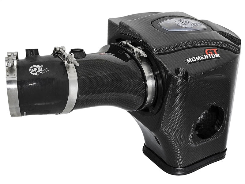 aFe Momentum GT Black Series Carbon Fiber Cold Air Intake System with Pro 5R & Pro DRY S Filters for Dodge Challenger and Charger SRT Hellcat 2017-2022