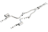 Borla ATAK Cat-Back Exhaust System for 2015-2023 Dodge Challenger SRT Hellcat 6.2L V8 with Valve Simulators