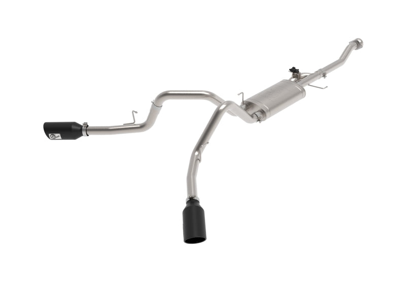 aFe Gemini XV 3-Inch Stainless Steel Cat-Back Exhaust System with Cut-Out for Ford F-150 (2021-2022) – V6 and V8 Models