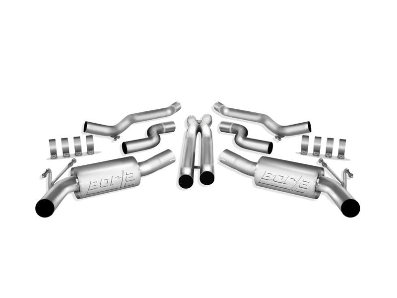 Borla ATAK Cat-Back Exhaust System for 2010-2013 Chevrolet Camaro SS 6.2L V8 with Ground Effects Package