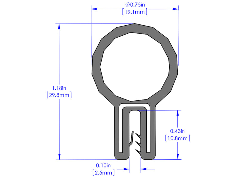 aFe MagnumFORCE Cold Air Intake Replacement Trim Seal Kit (1/16 inch x 3/4 inch) - 36 inches Long