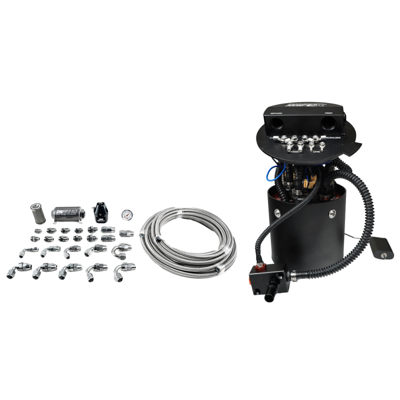 DeatschWerks X3 Series Fuel Pump Module with Triple DW400 Pumps for 2011-2014 Ford Mustang