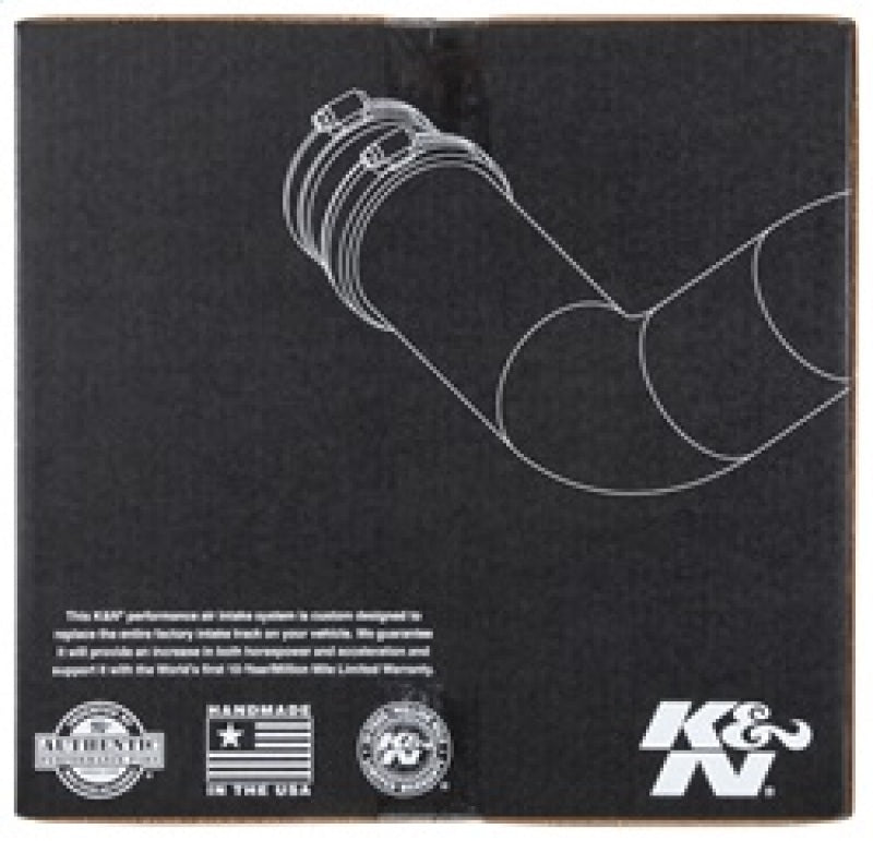 K&N Engineering 77-2570KTK Cold Air Intake System for Ford E-350 and E-150 (V10 6.8L)