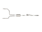 aFe Gemini XV 4-inch to Dual 3-inch 304 Stainless Steel Cat-Back Exhaust System with Cutout for GM Silverado/Sierra 1500 2019-2021