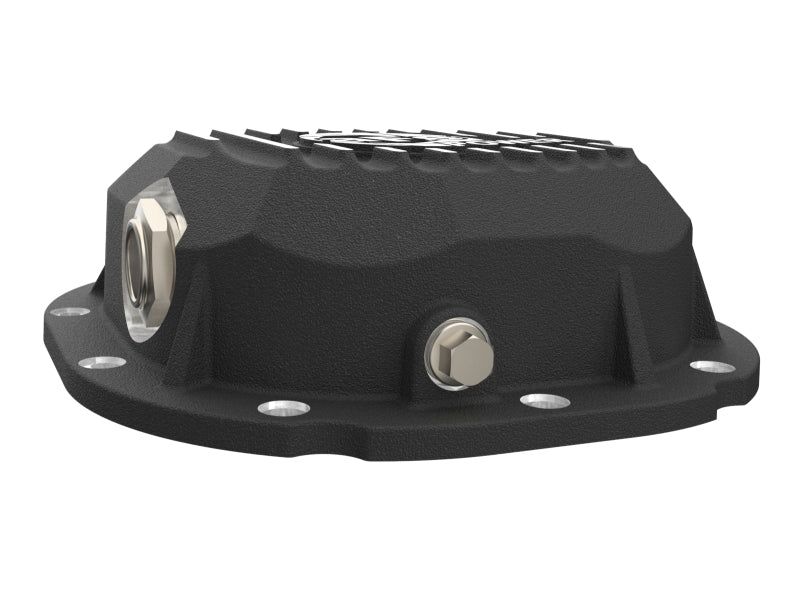 aFe 90-14 Ford F-150 Rear Differential Cover with Machined Fins and Magnetic Drain - Black