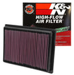 K&N Engineering PL-5712 Off-Road Replacement Air Filter for Polaris Ranger RZR 570 and 900 XP