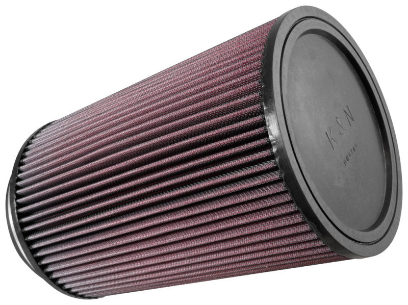 K&N Engineering Universal Rubber Air Filter with 5-inch Flange ID, 6.5-inch Outer Diameter, and 10-inch Height