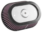 K&N Engineering E-3988 Universal Oval Air Filter for Harley-Davidson RK Series