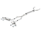 Borla S-Type Cat-Back Exhaust System for 2017-2023 Chevrolet Camaro ZL1 6.2L V8 with NPP Valves